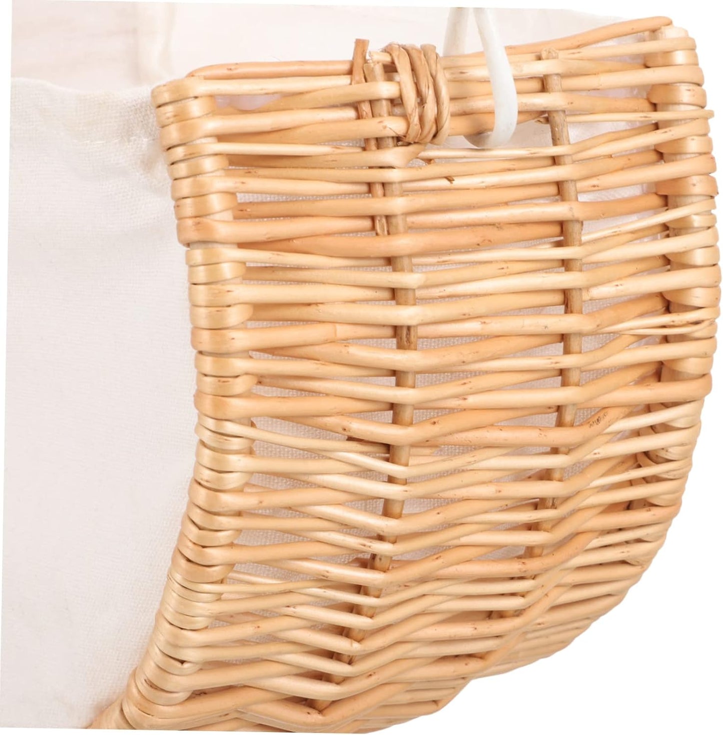 Elegant woven flower basket handheld decorative basket suitable for wedding party home decoration floral centerpiece multifunctional storage