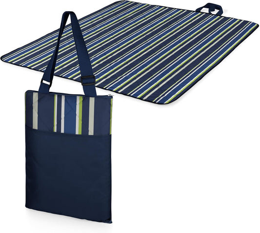 Portable Foldable Picnic Blanket – 59"x51" Waterproof Outdoor Mat – Compact Shoulder Carry Design – Large Size for 2–4 People
